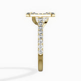 Classic Halo Cathedral Engagement Ring