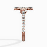 Classic Halo Cathedral Engagement Ring