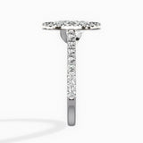 Classic Halo Cathedral Engagement Ring