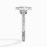 Classic Halo Cathedral Engagement Ring