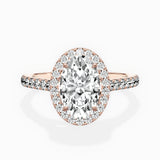Classic Halo Cathedral Engagement Ring
