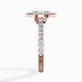 Classic Halo Cathedral Engagement Ring