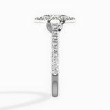 Classic Halo Cathedral Engagement Ring