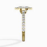 Classic Halo Cathedral Engagement Ring