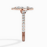 Classic Halo Cathedral Engagement Ring