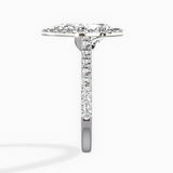Classic Halo Cathedral Engagement Ring