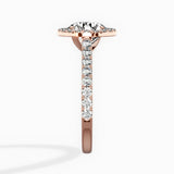 Classic Halo Cathedral Engagement Ring