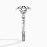 Classic Halo Cathedral Engagement Ring