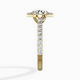 Classic Halo Cathedral Engagement Ring