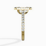 Classic Halo Cathedral Engagement Ring