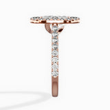 Classic Halo Cathedral Engagement Ring