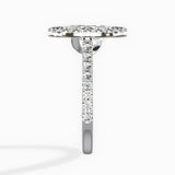 Classic Halo Cathedral Engagement Ring