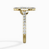 Classic Halo Cathedral Engagement Ring