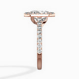 Classic Halo Cathedral Engagement Ring