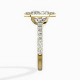 Classic Halo Cathedral Engagement Ring