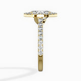 Classic Halo Cathedral Engagement Ring