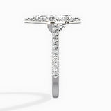 Classic Halo Cathedral Engagement Ring