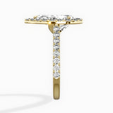Classic Halo Cathedral Engagement Ring