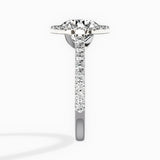 Classic Halo Cathedral Engagement Ring