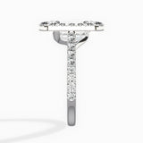 Classic Halo Cathedral Engagement Ring