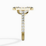 Classic Halo Cathedral Engagement Ring