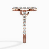 Classic Halo Cathedral Engagement Ring