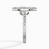 Classic Halo Cathedral Engagement Ring