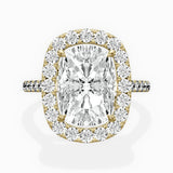Classic Halo Cathedral Engagement Ring