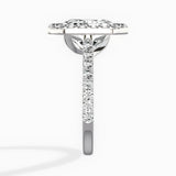 Classic Halo Cathedral Engagement Ring