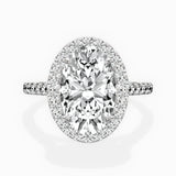 Classic Halo Cathedral Engagement Ring