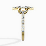 Classic Halo Cathedral Engagement Ring