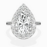 Classic Halo Cathedral Engagement Ring