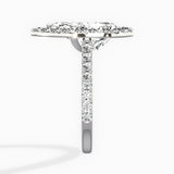 Classic Halo Cathedral Engagement Ring