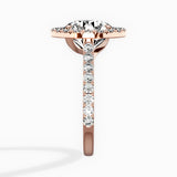 Classic Halo Cathedral Engagement Ring