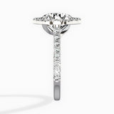 Classic Halo Cathedral Engagement Ring