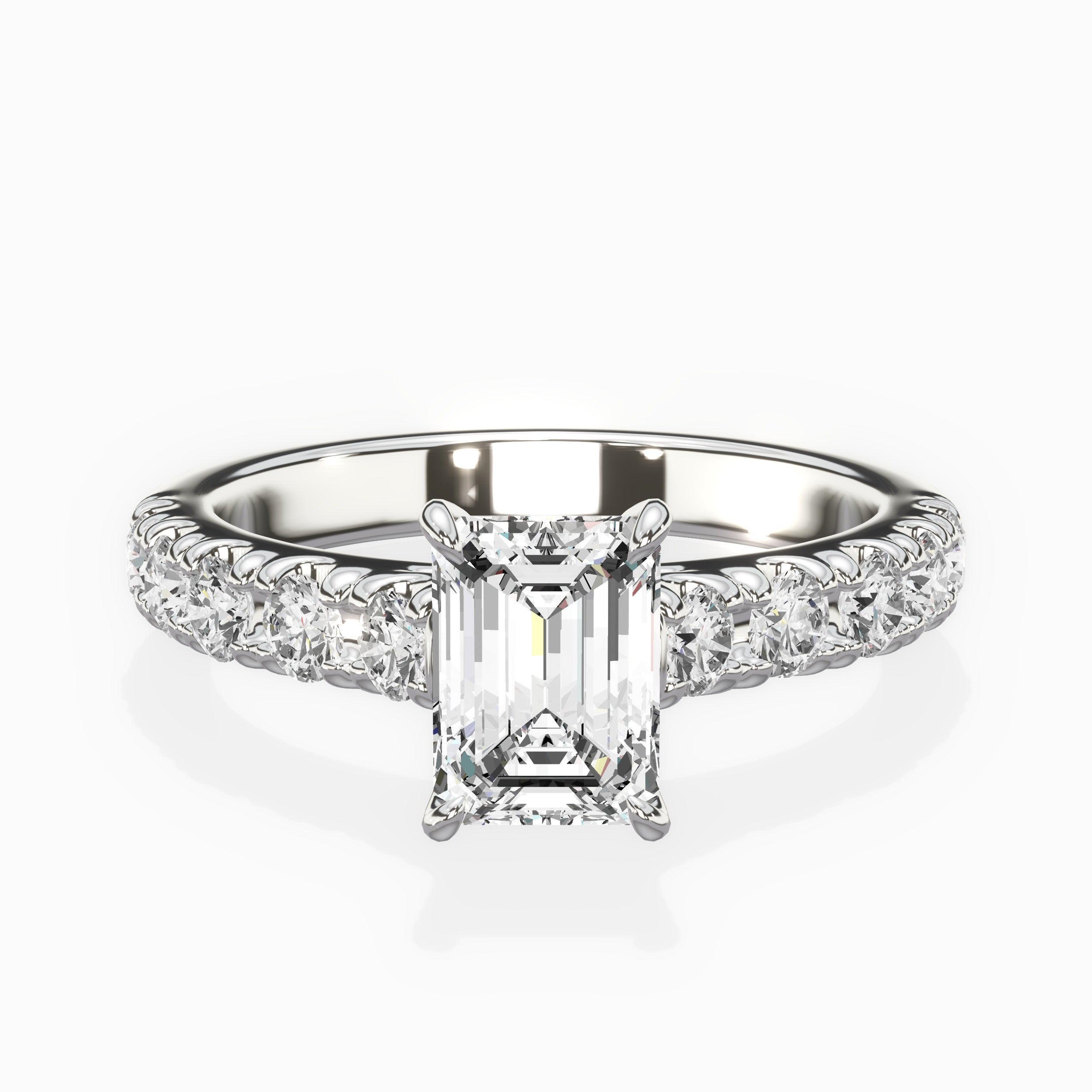 Timeless Hidden Halo Engagement Ring