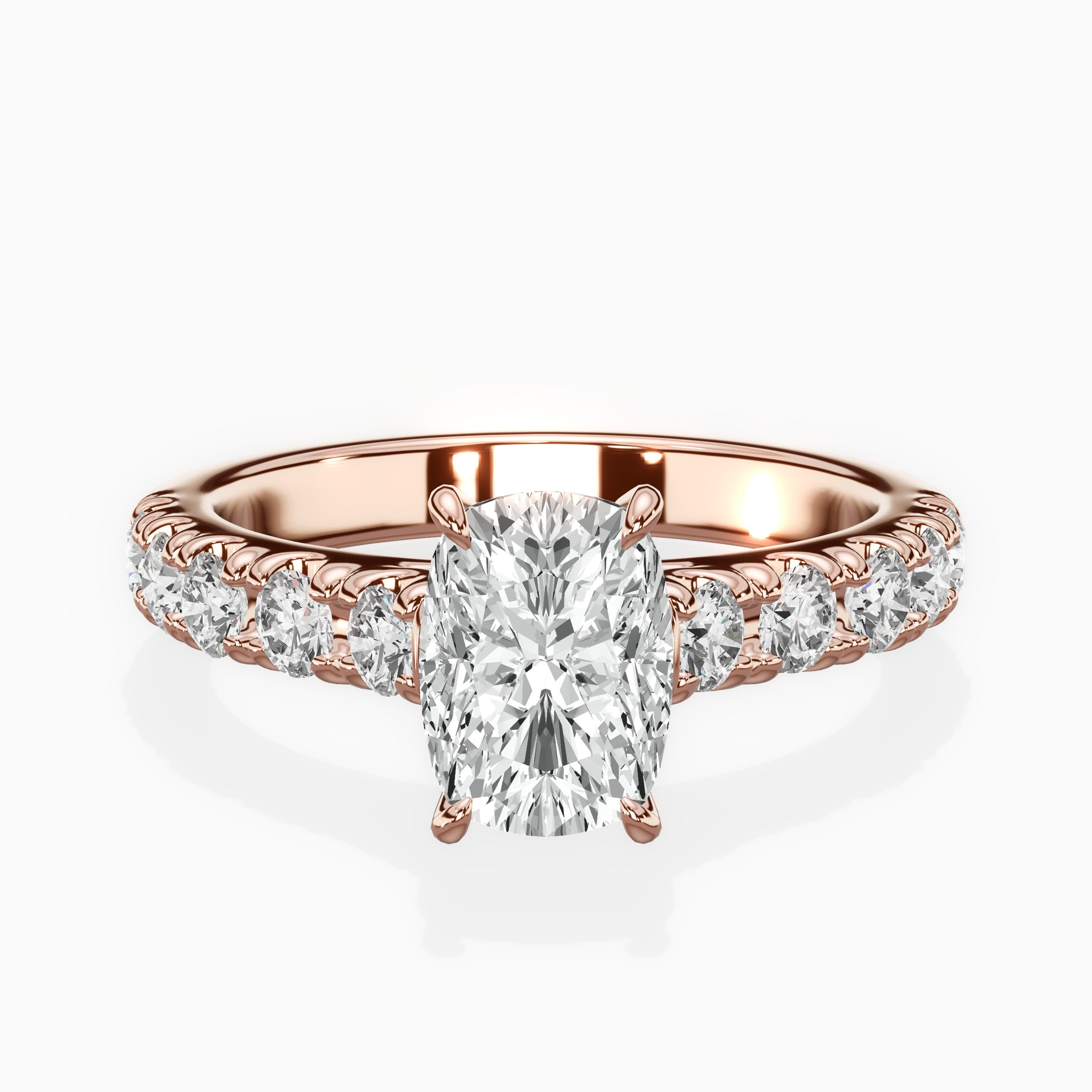 Timeless Hidden Halo Engagement Ring