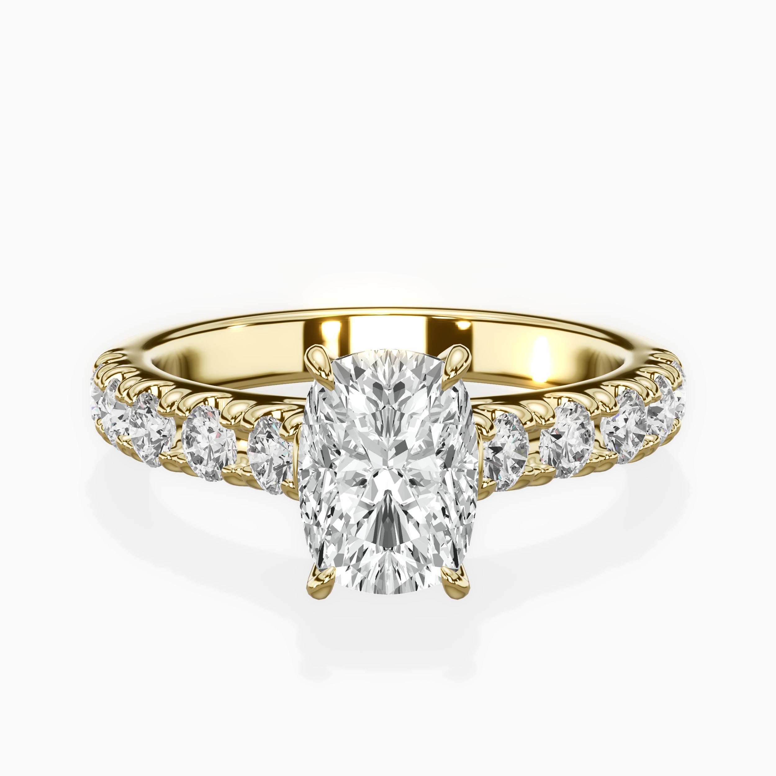 Timeless Hidden Halo Engagement Ring