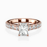 Timeless Hidden Halo Engagement Ring