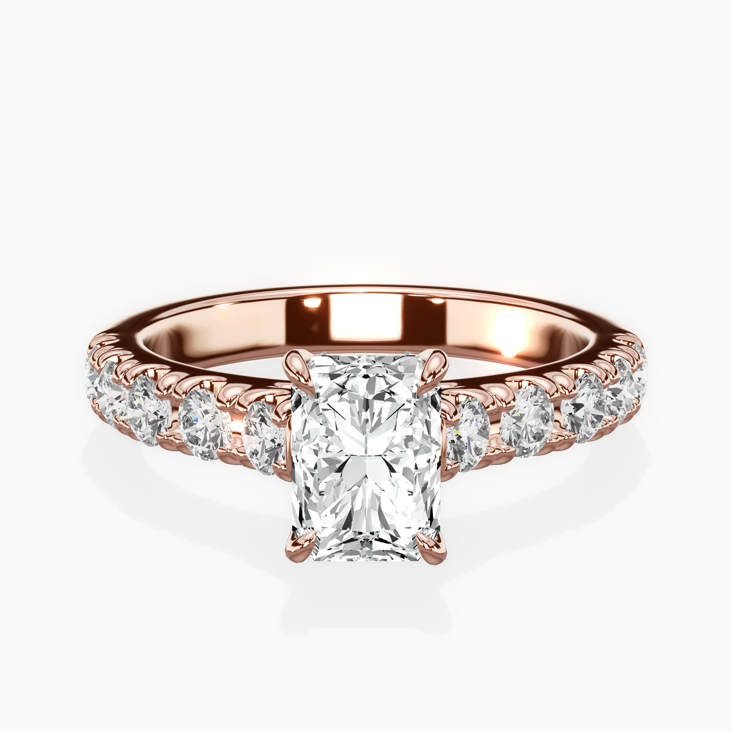 Timeless Hidden Halo Engagement Ring