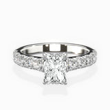 Timeless Hidden Halo Engagement Ring