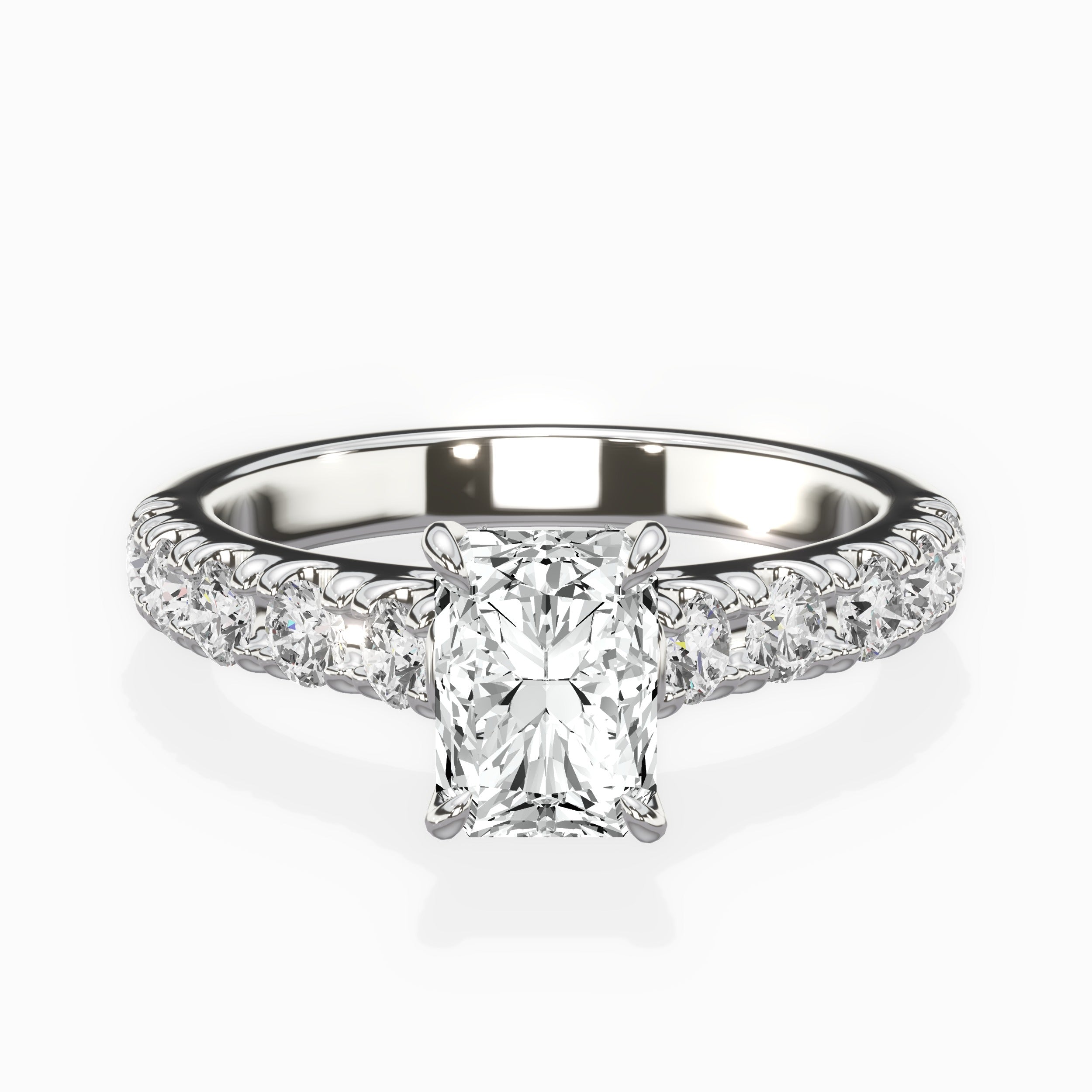 Timeless Hidden Halo Engagement Ring