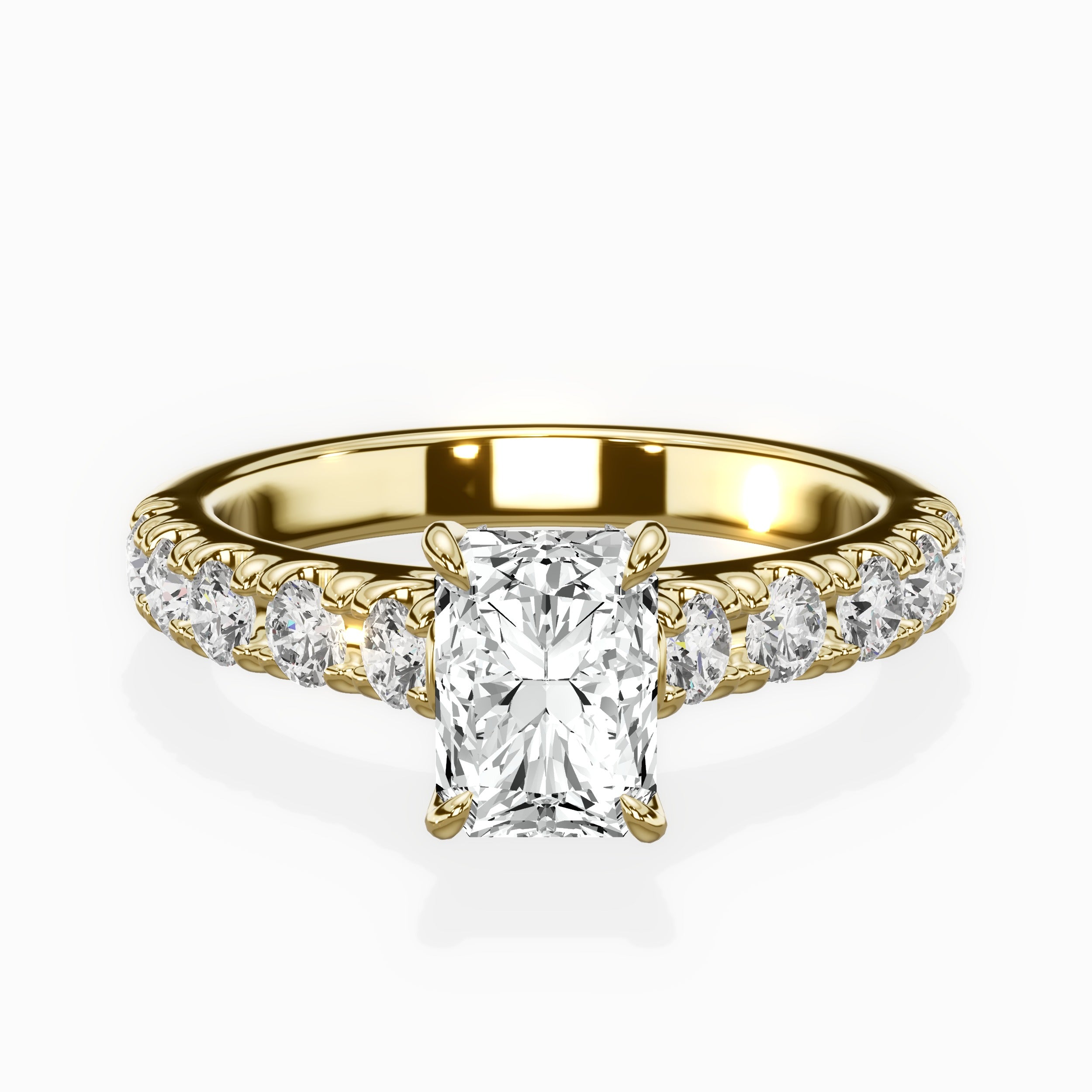 Timeless Hidden Halo Engagement Ring