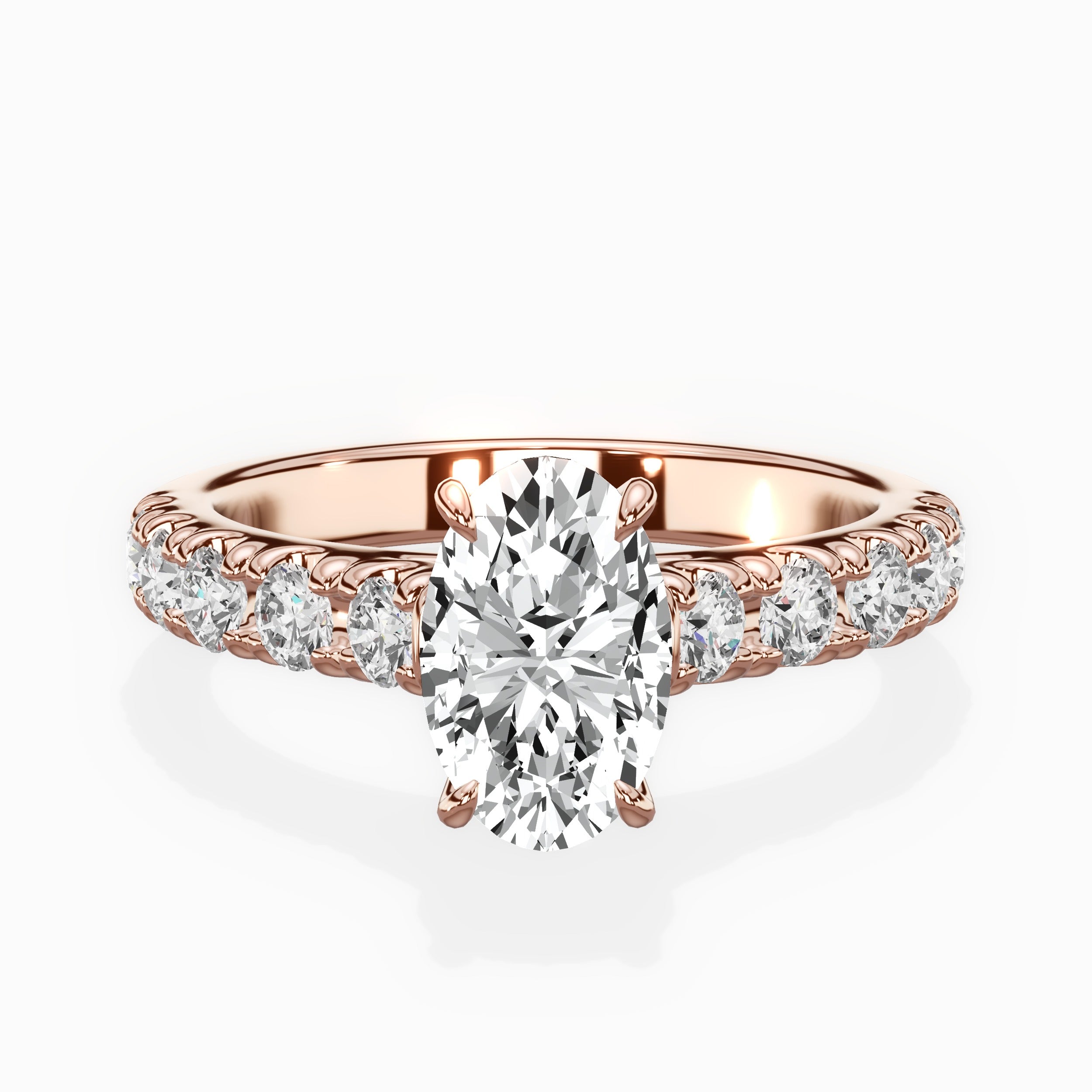 Timeless Hidden Halo Engagement Ring