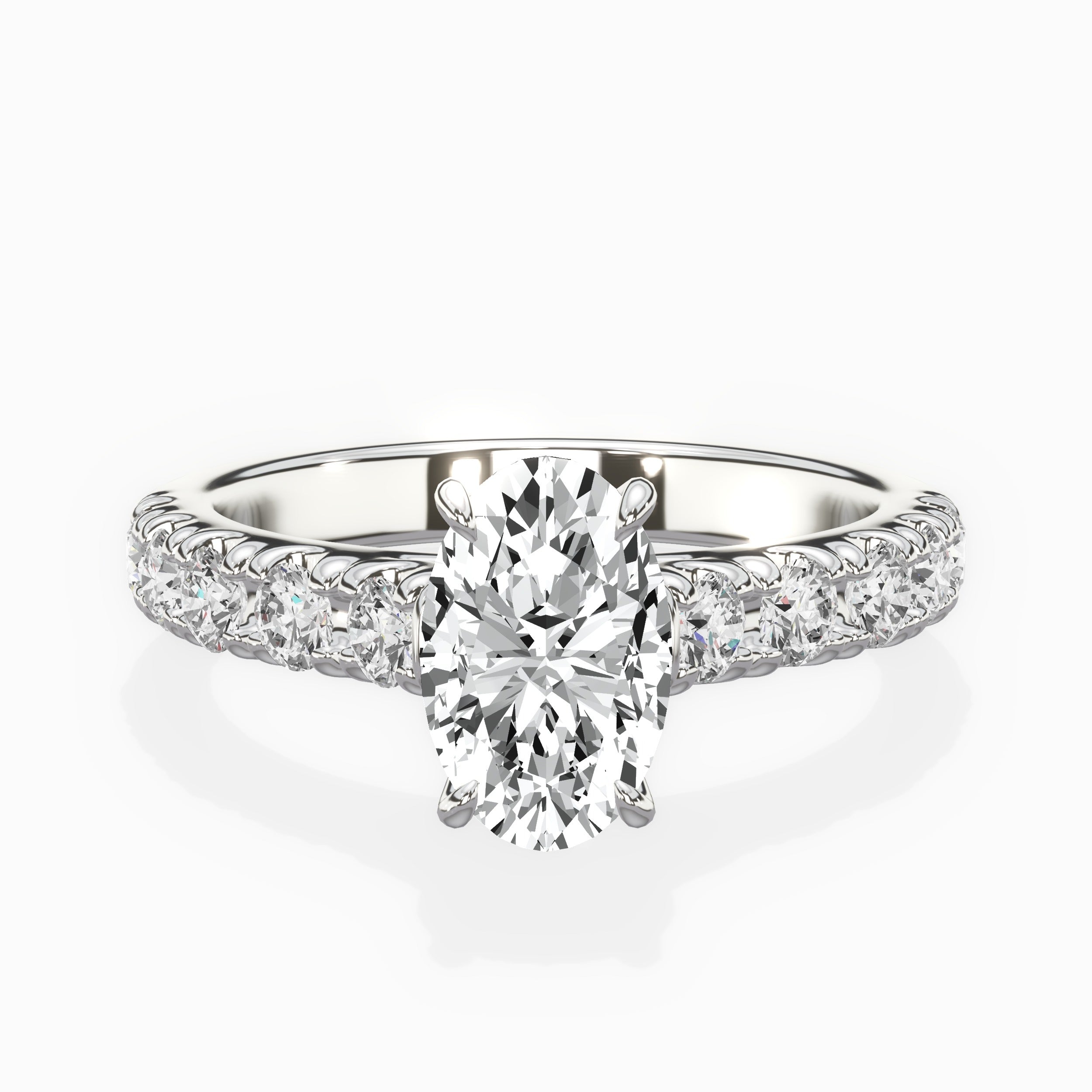 Timeless Hidden Halo Engagement Ring