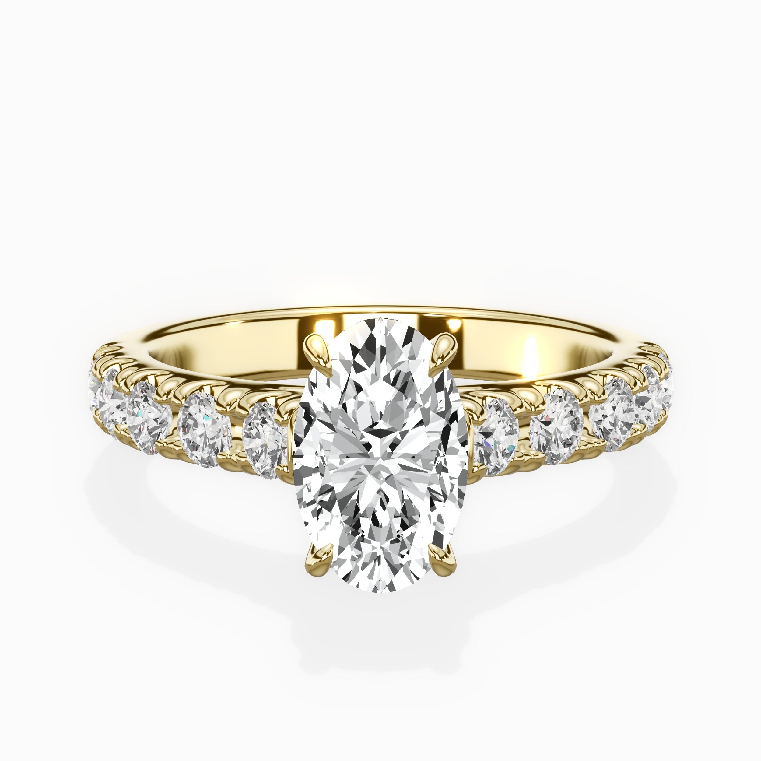 Timeless Hidden Halo Engagement Ring
