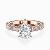 Timeless Hidden Halo Engagement Ring