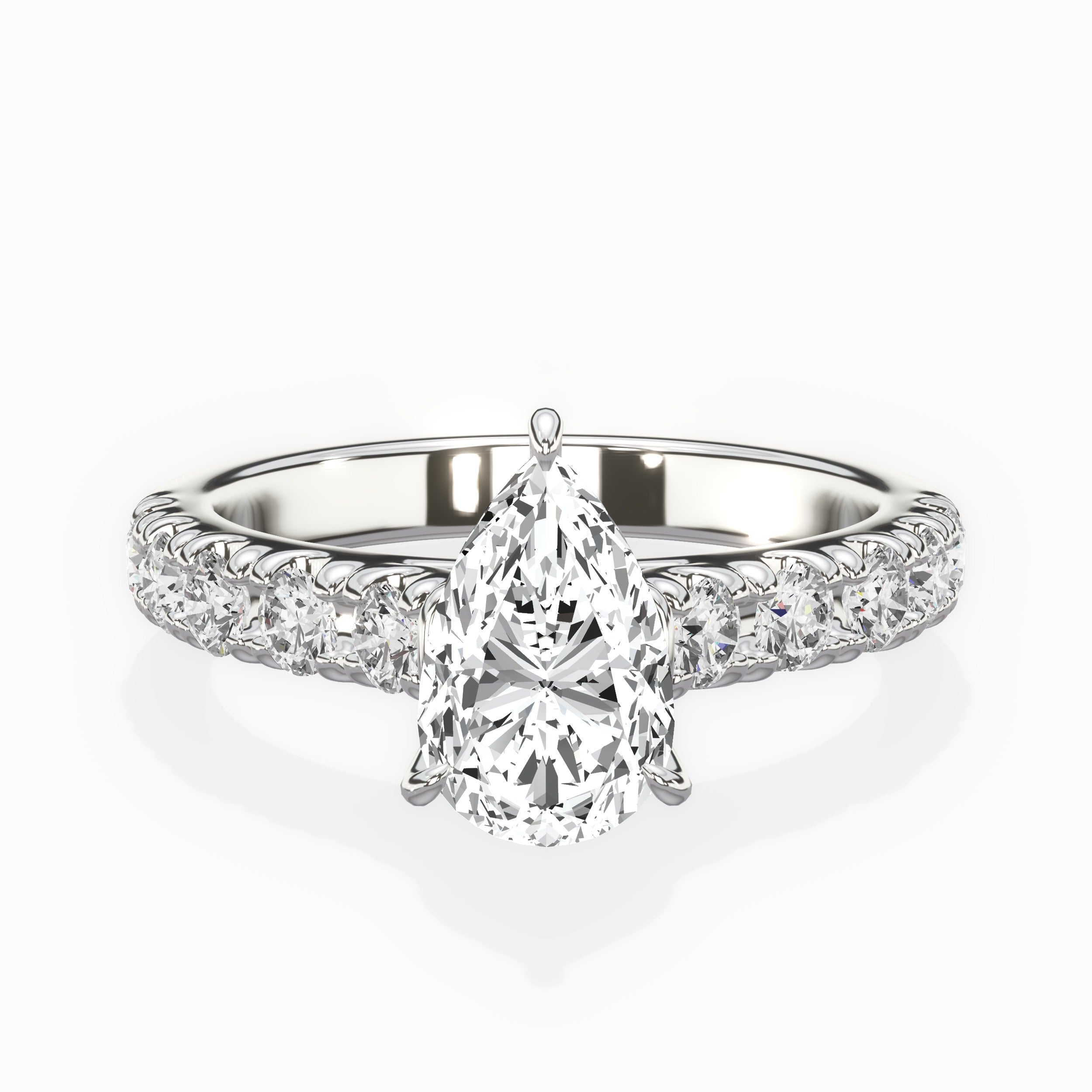 Timeless Hidden Halo Engagement Ring