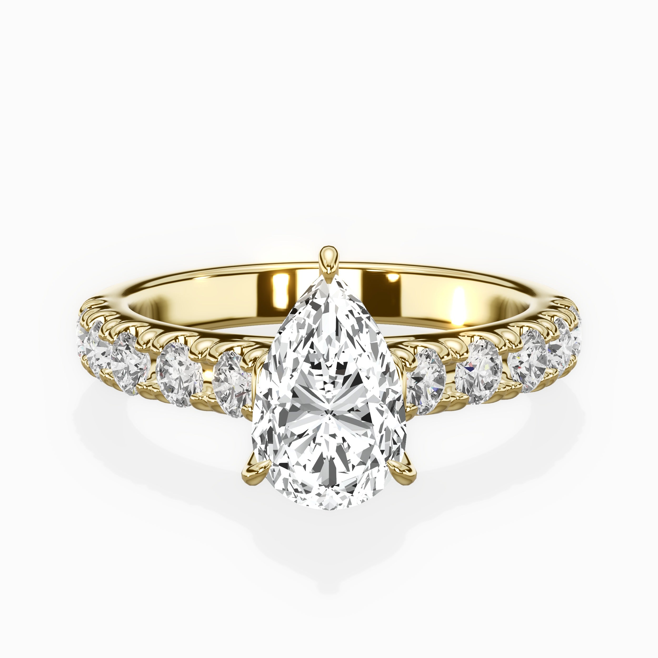 Timeless Hidden Halo Engagement Ring