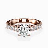 Timeless Hidden Halo Engagement Ring
